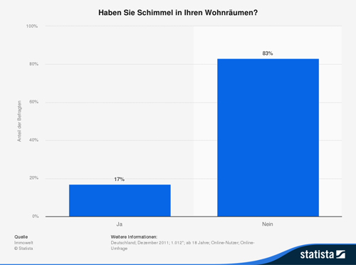 Haben Sie Schimmel in Ihren Wohnräumen?