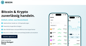 BISON – Krypto-Trading ohne eigene Wallet