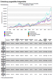 Anlagemärkte Entwicklung